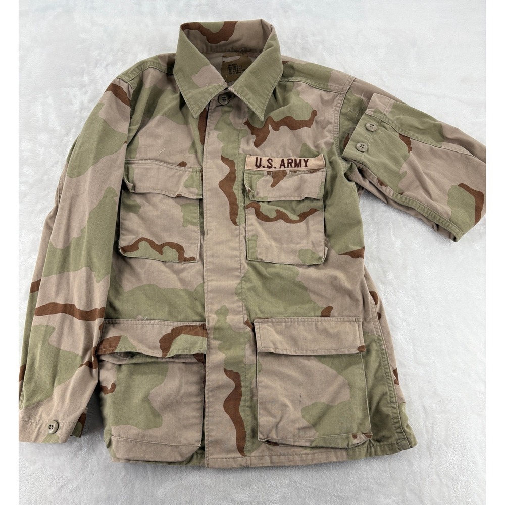 American Apparel Combat Coat Small Regular Desert Camo US Army Military Jacket